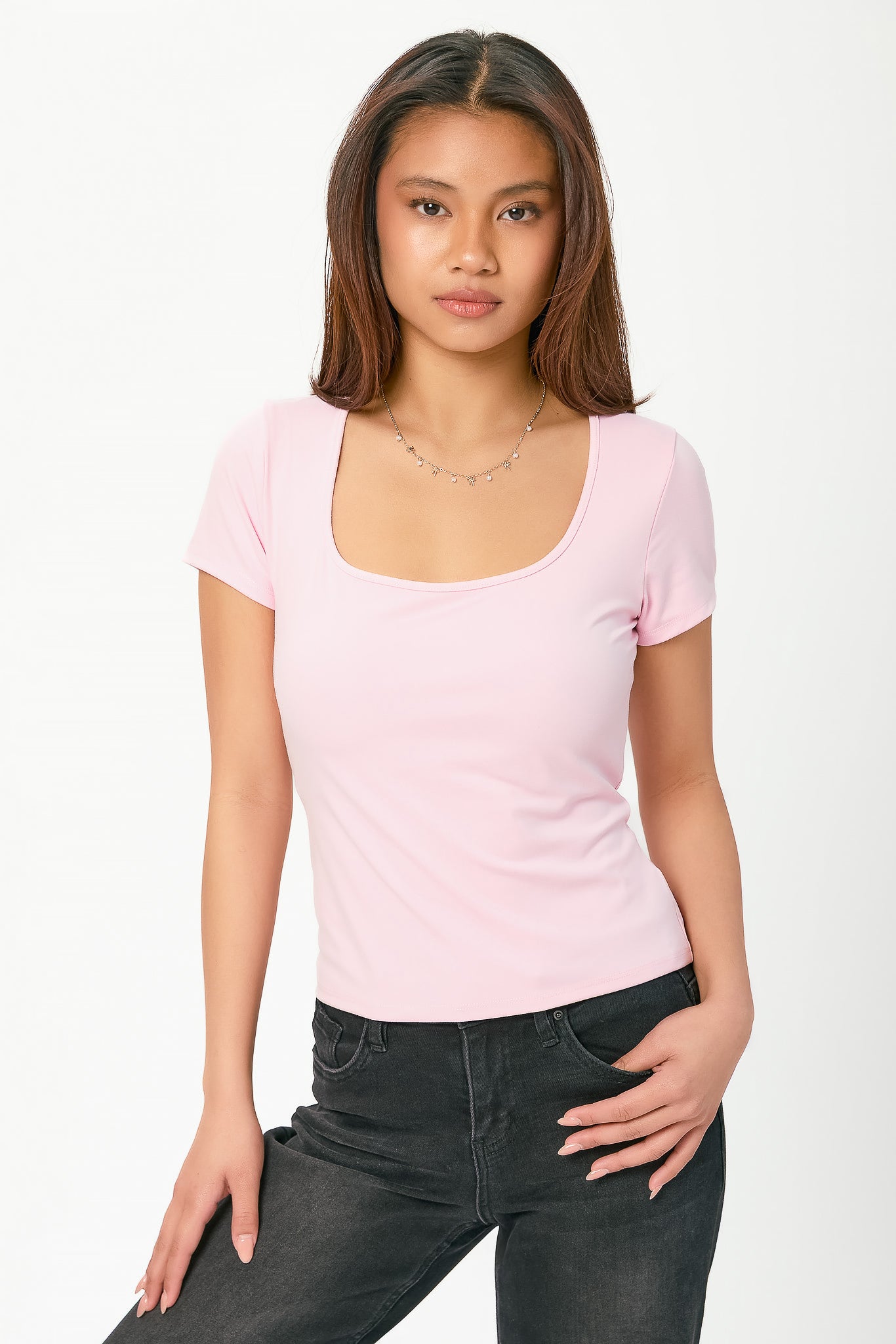 Ultra-Soft Square Neck Tee