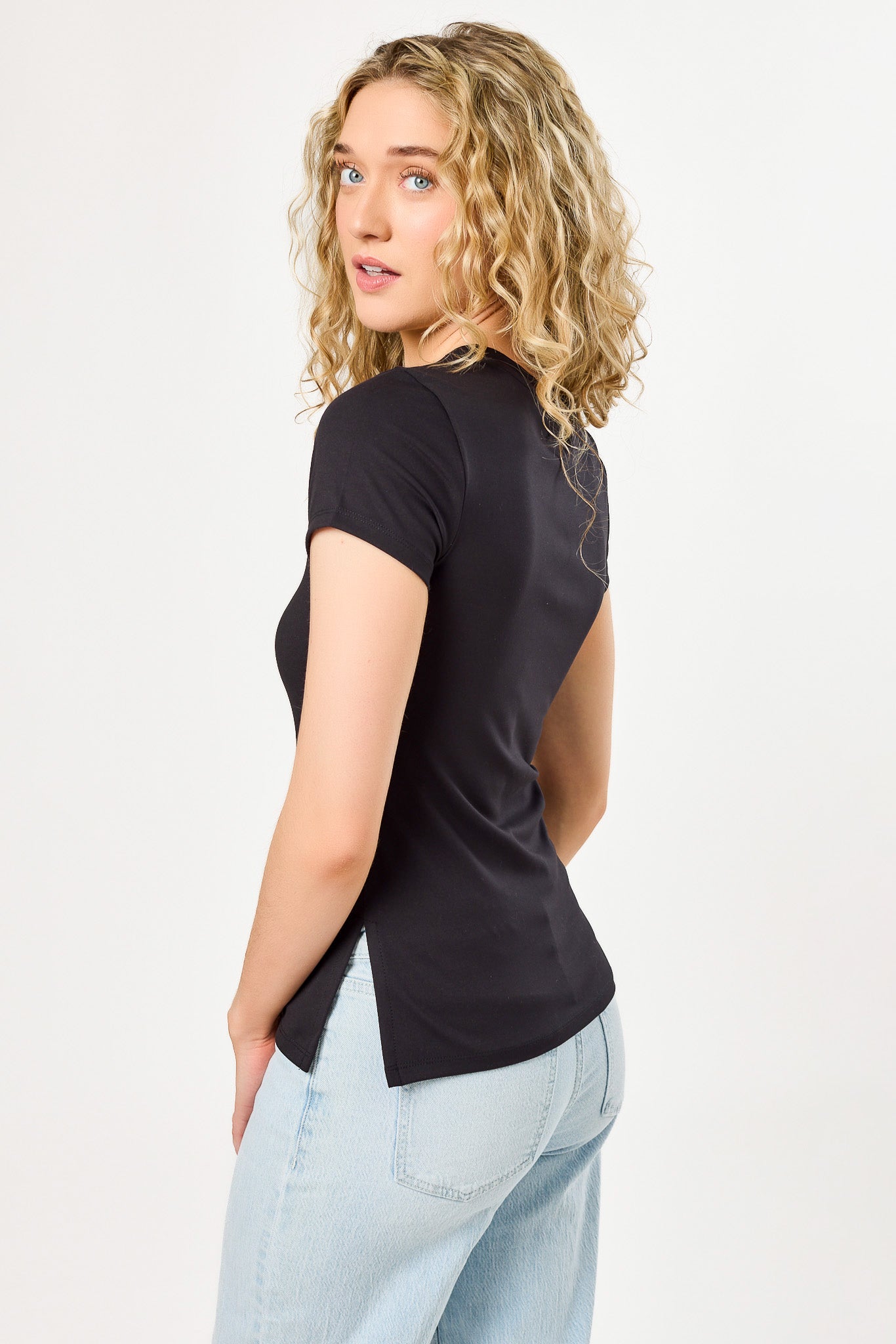 Ultra-Soft Longline Crew Tee