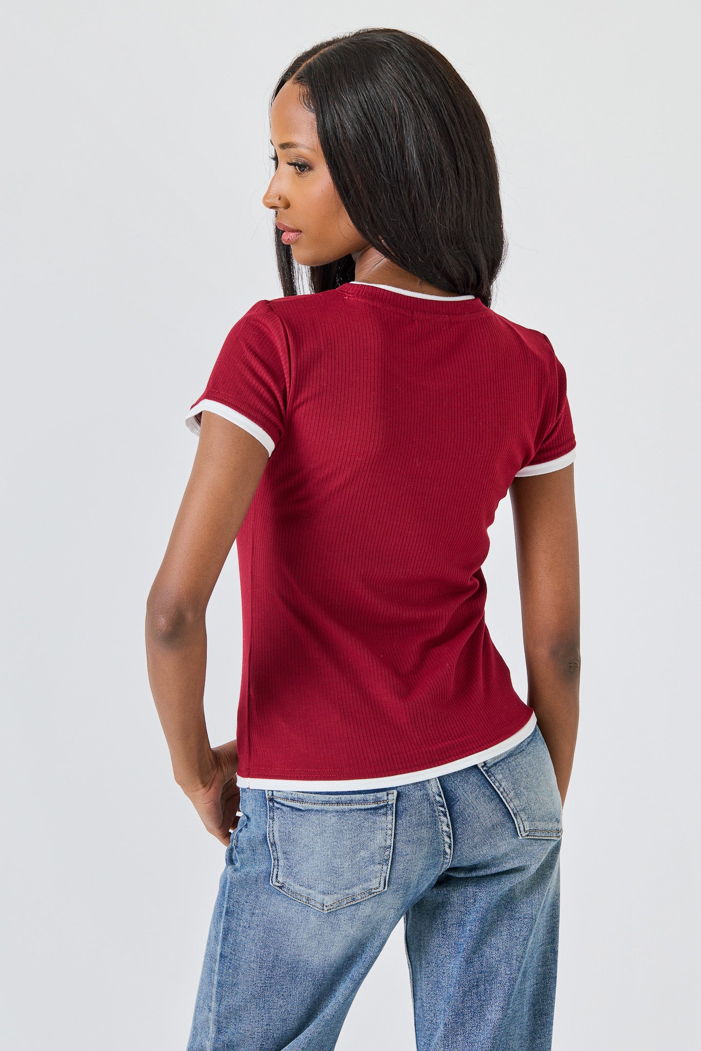 Ribbed Layered Tee