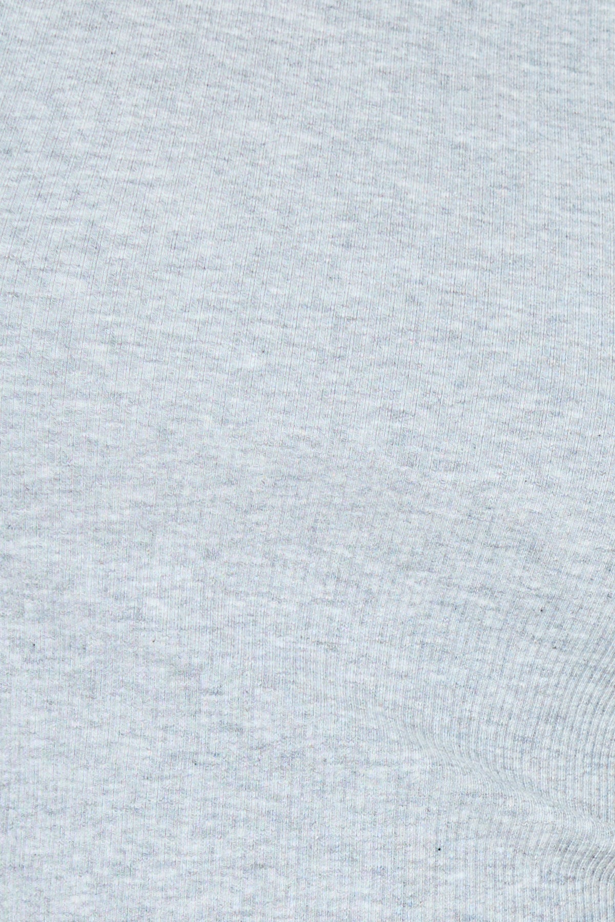 Cotton Rib Long Sleeve Crewneck Tee