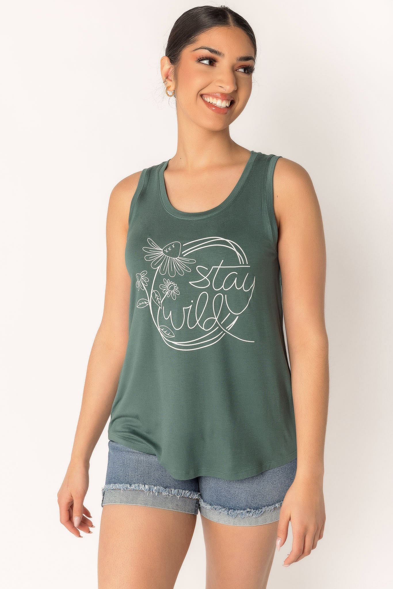 &quot;Stay Wild&quot; Graphic Tank