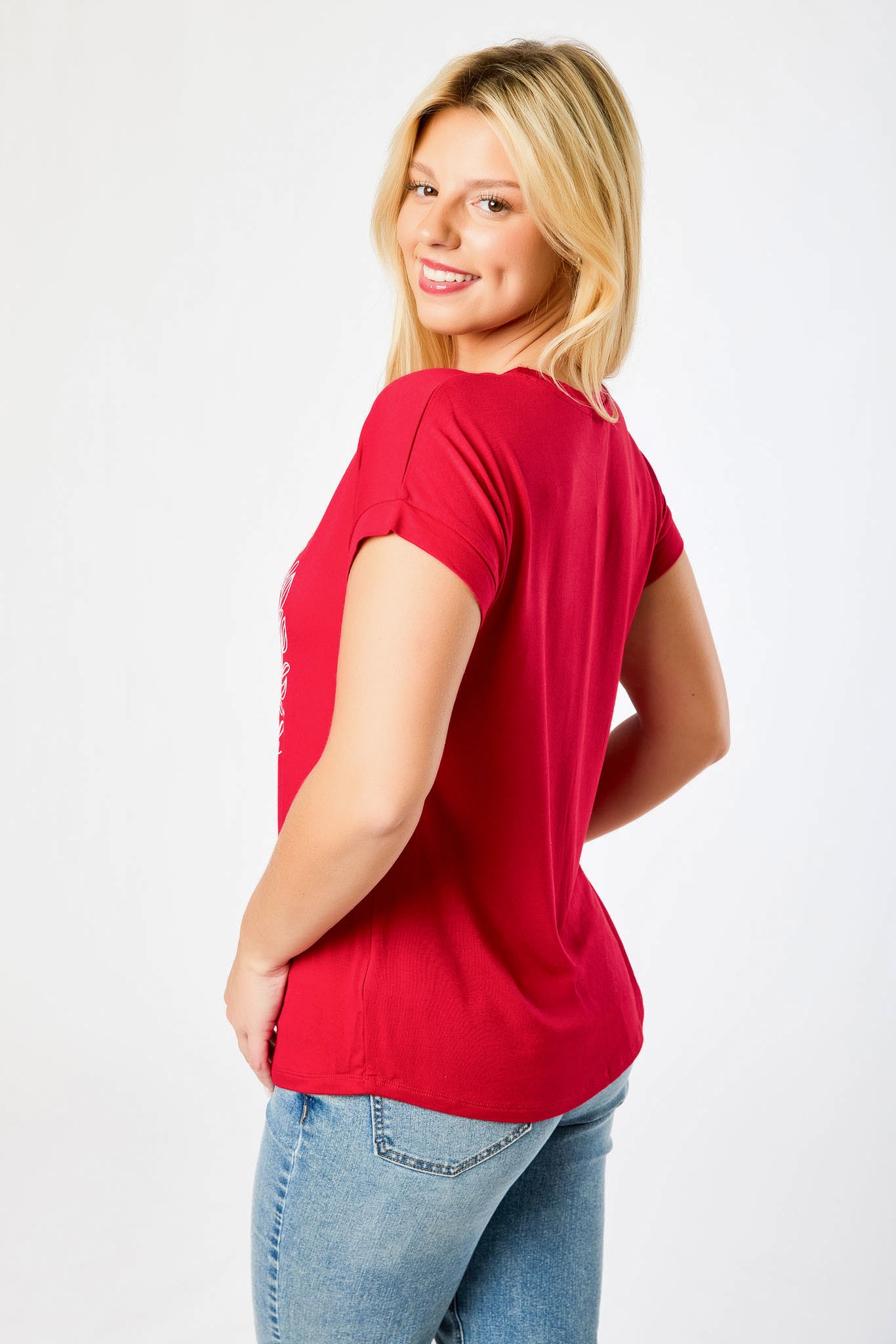 Short-Sleeve &quot;North Pole Social Club&quot; Graphic Tee