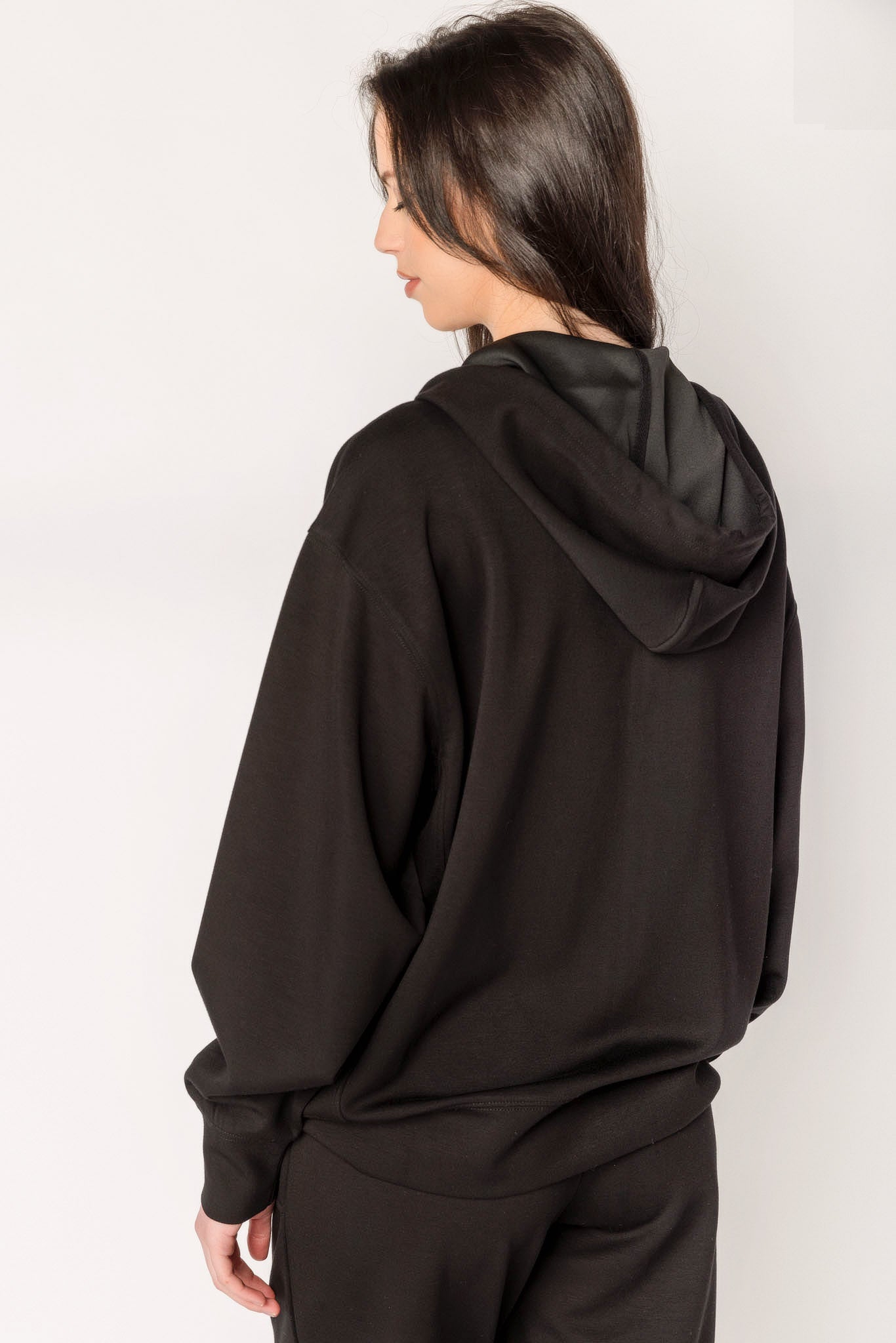 Scuba Oversized Zip Up Hoodie