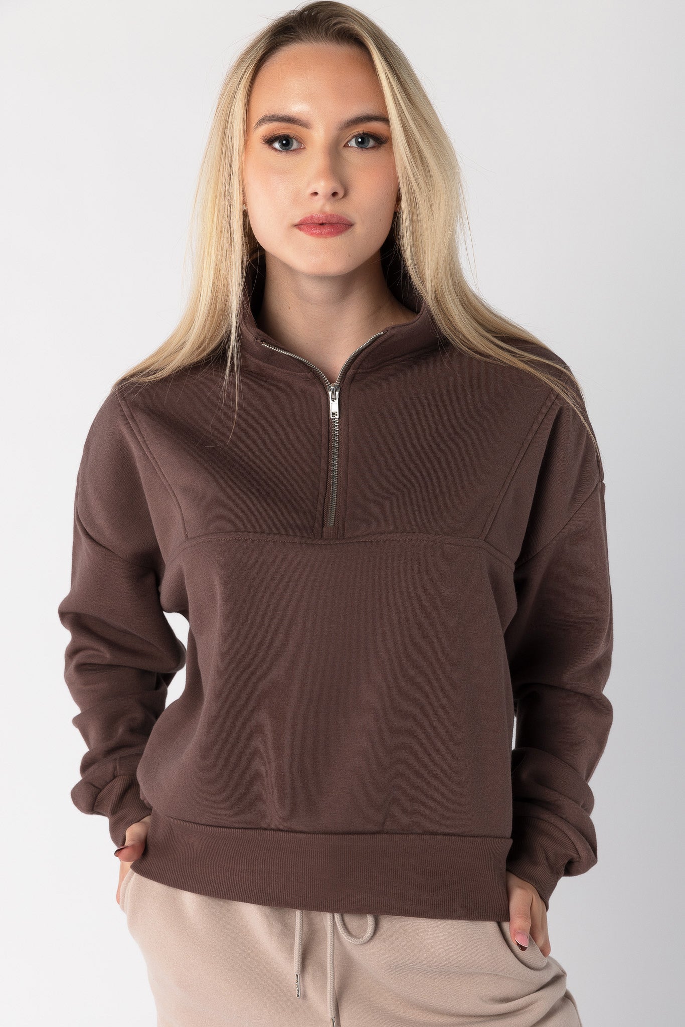 Fleece Quarter-Zip Sweatshirt