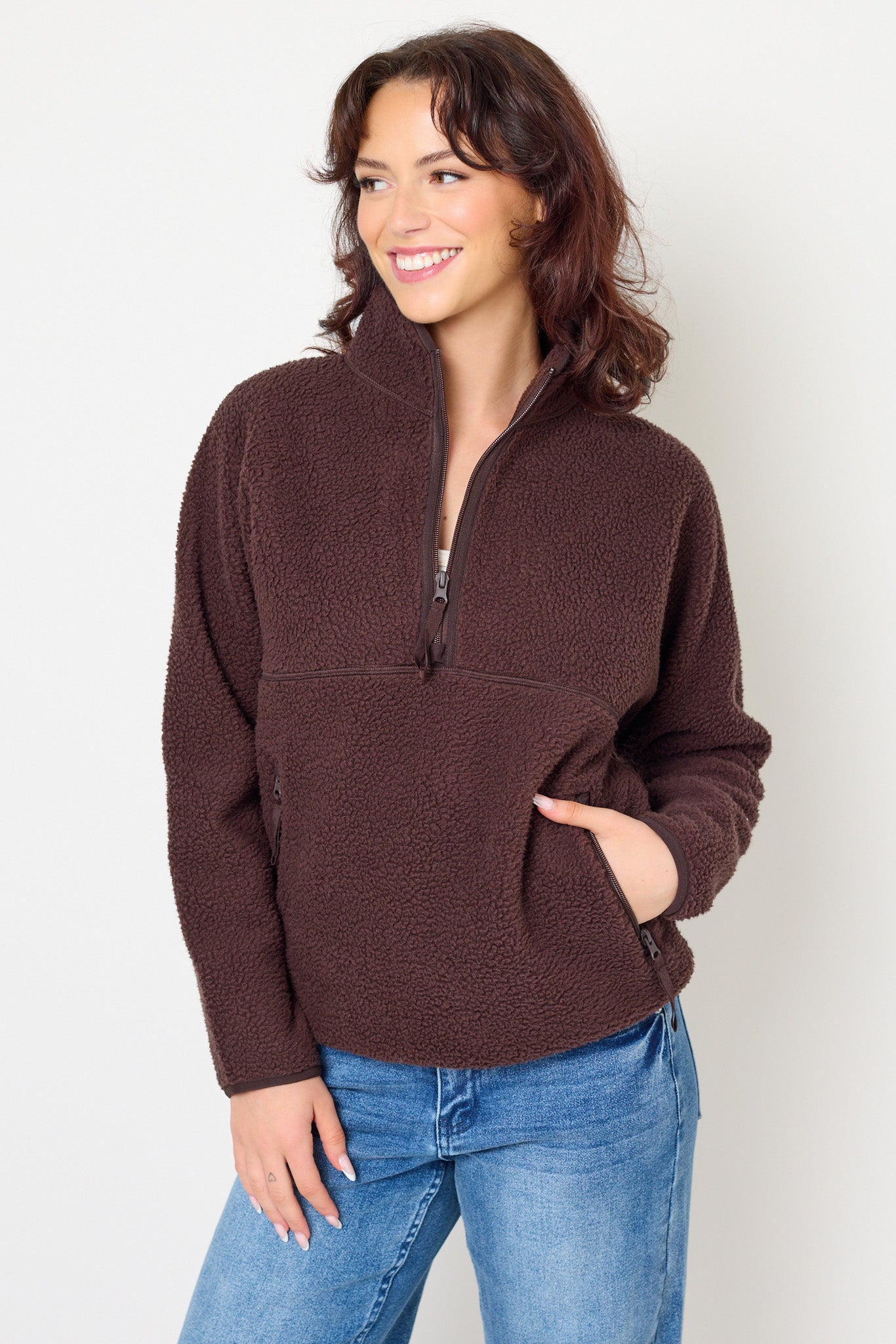 Sherpa Quarter-Zip Popover