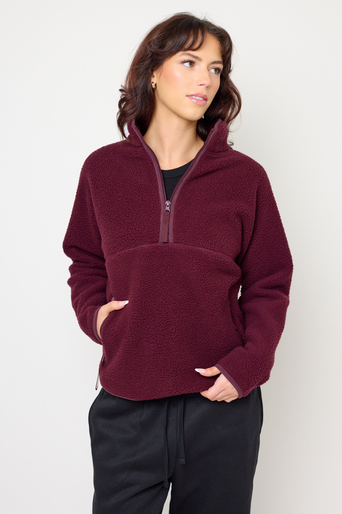 Sherpa Quarter-Zip Popover