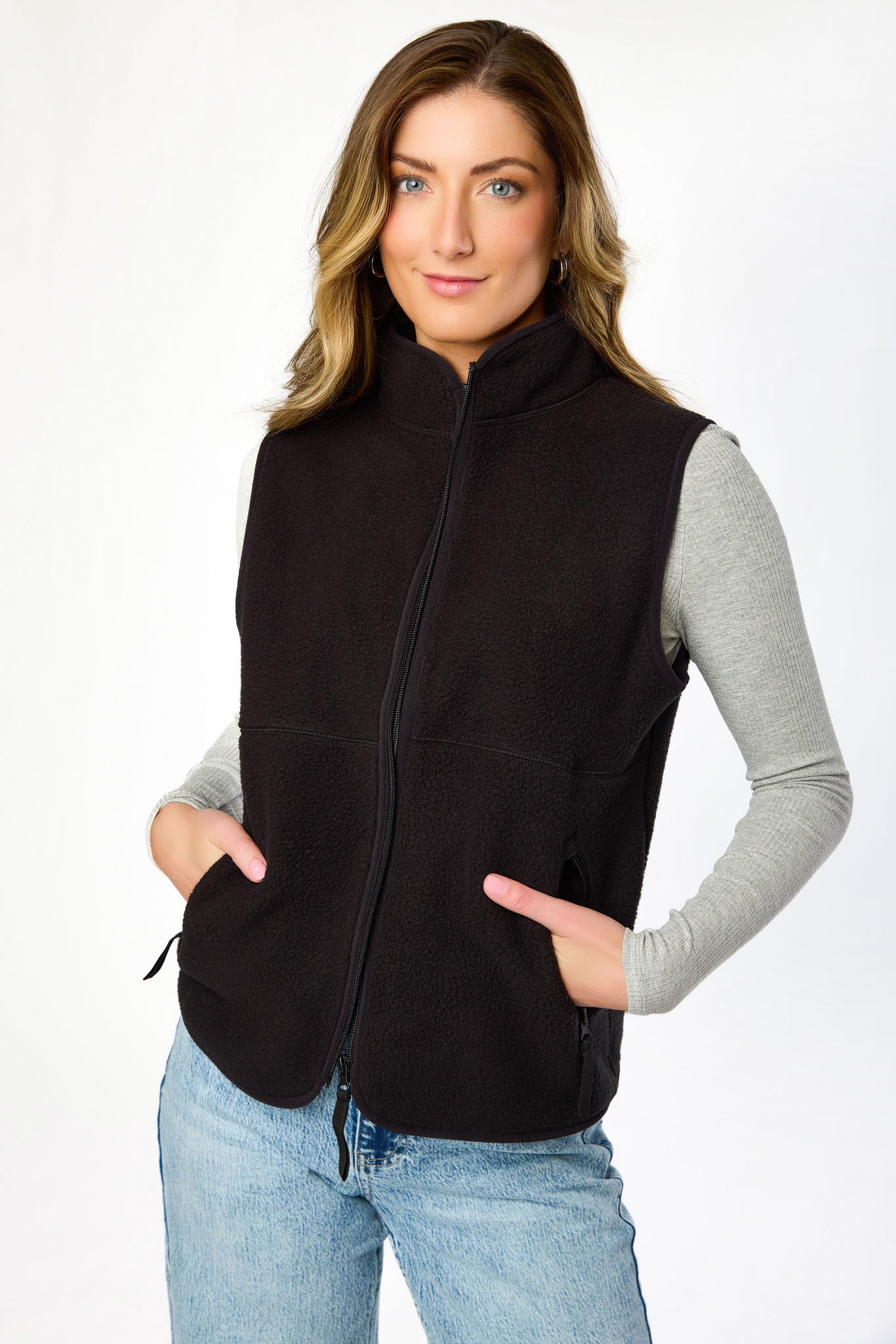 Sherpa Zip-Front Vest