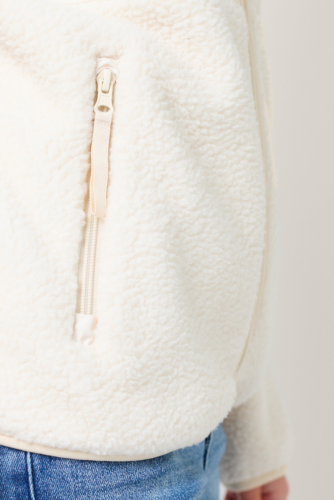 Sherpa Half-Zip Jacket