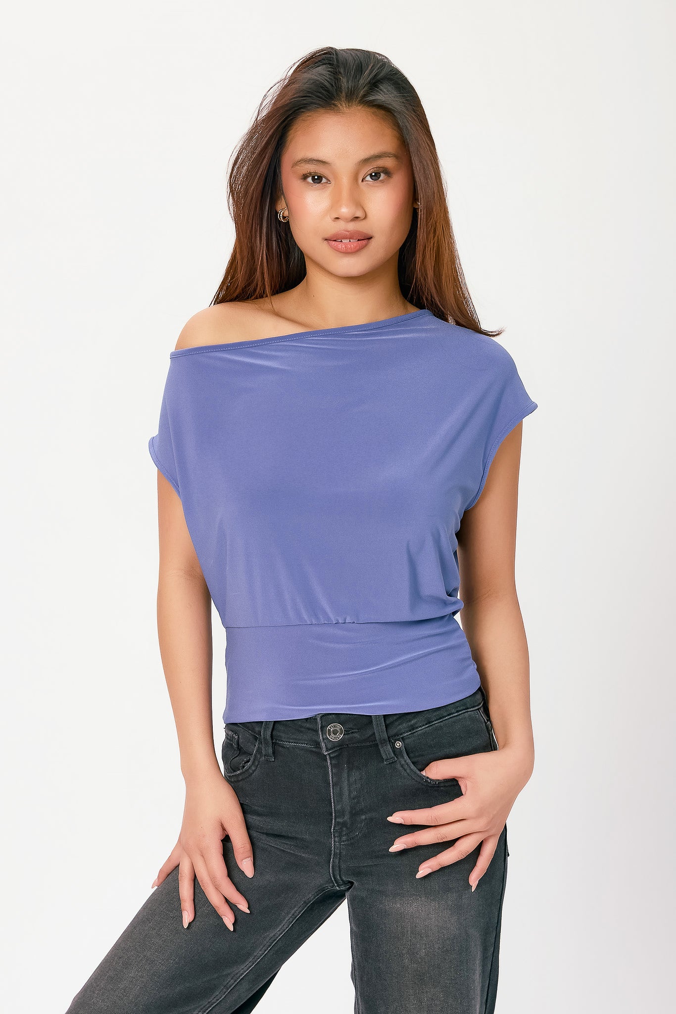 Off-The-Shoulder Banded Top