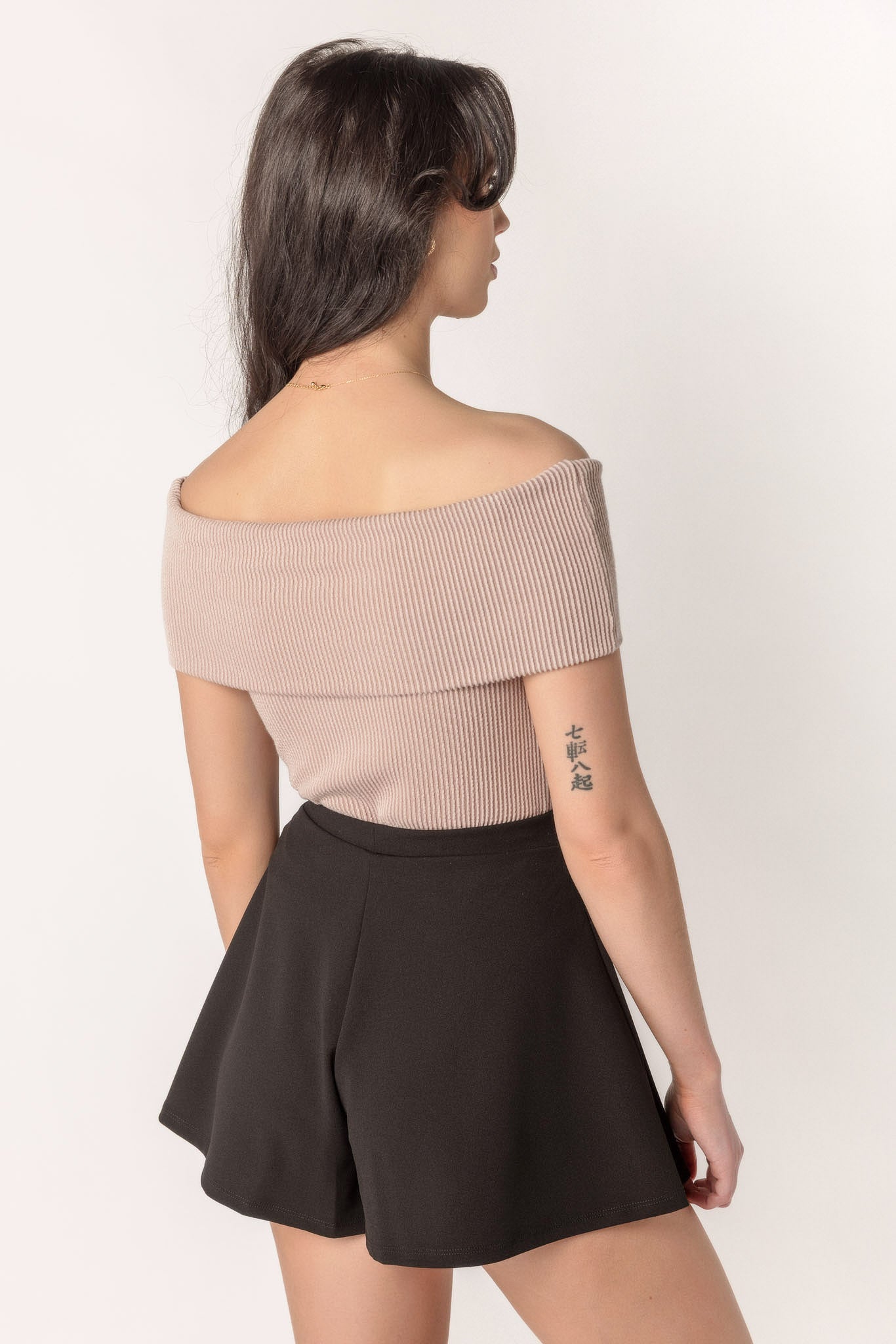 Urban Ribbed Off-the-Shoulder Top