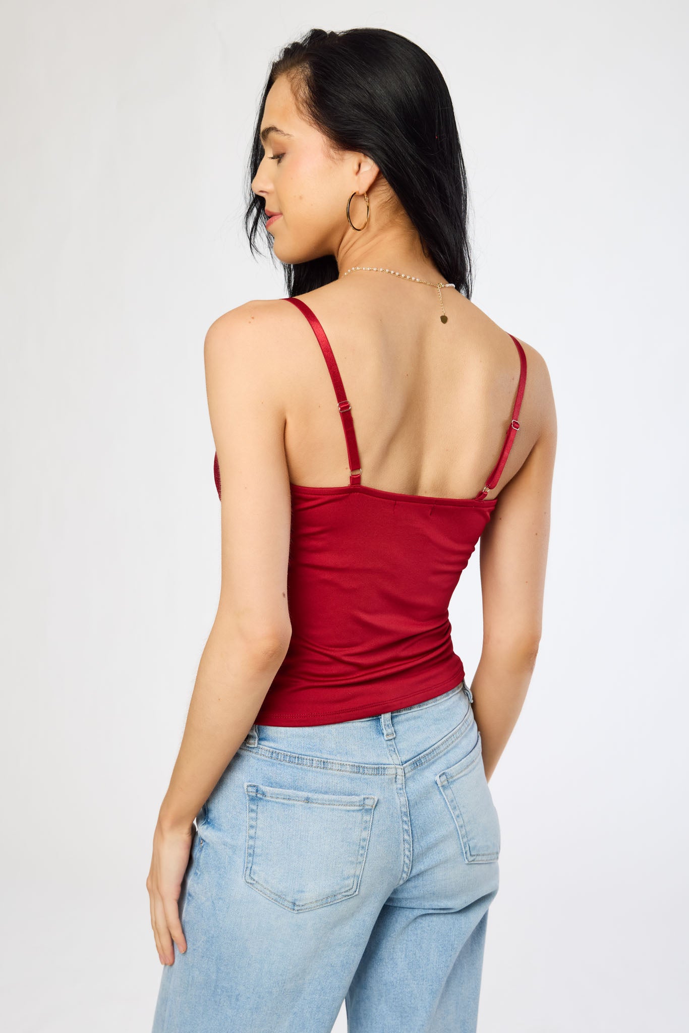 Corset Bustier with Scallop Lace