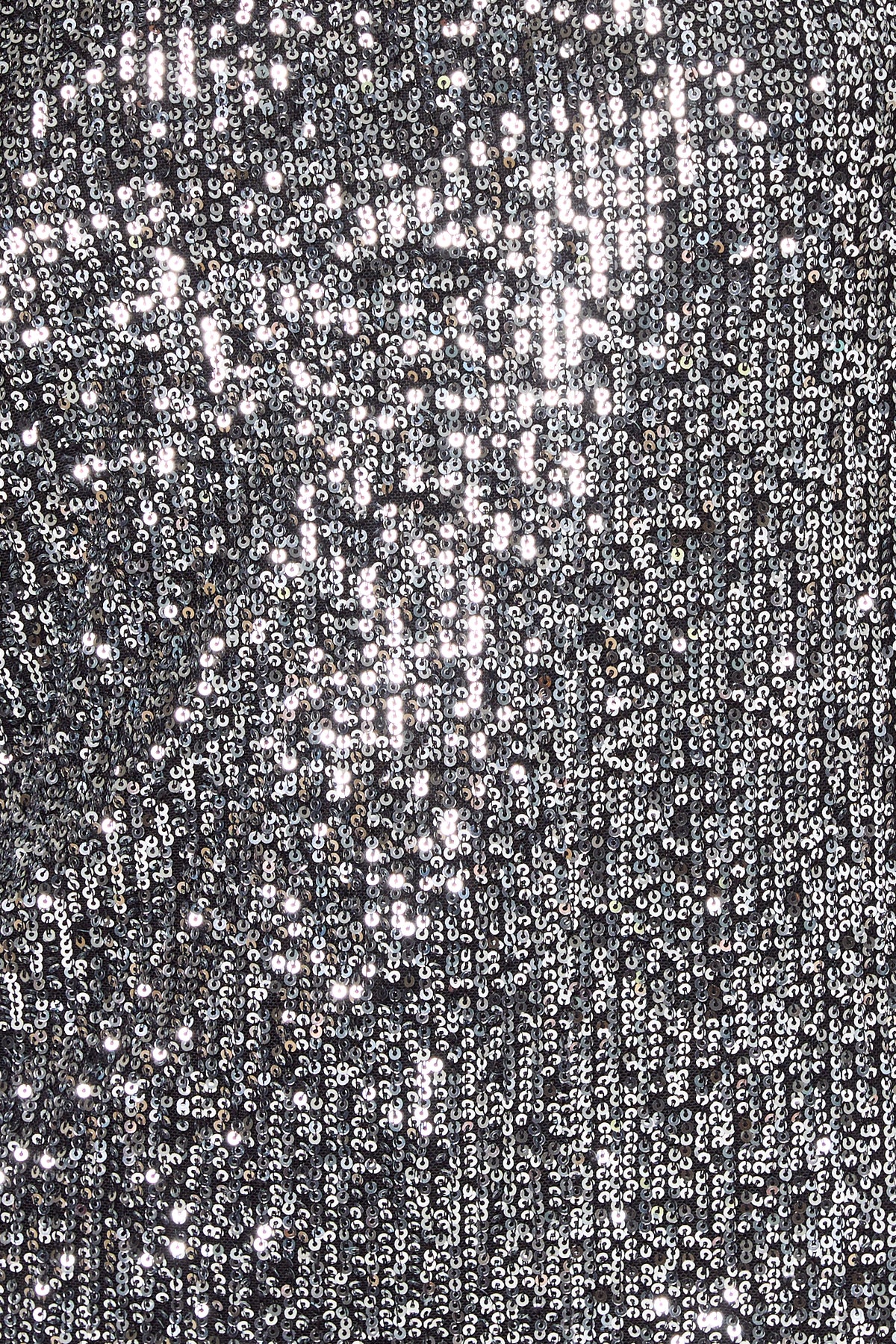 Sequin Tee with Shirttail Hem