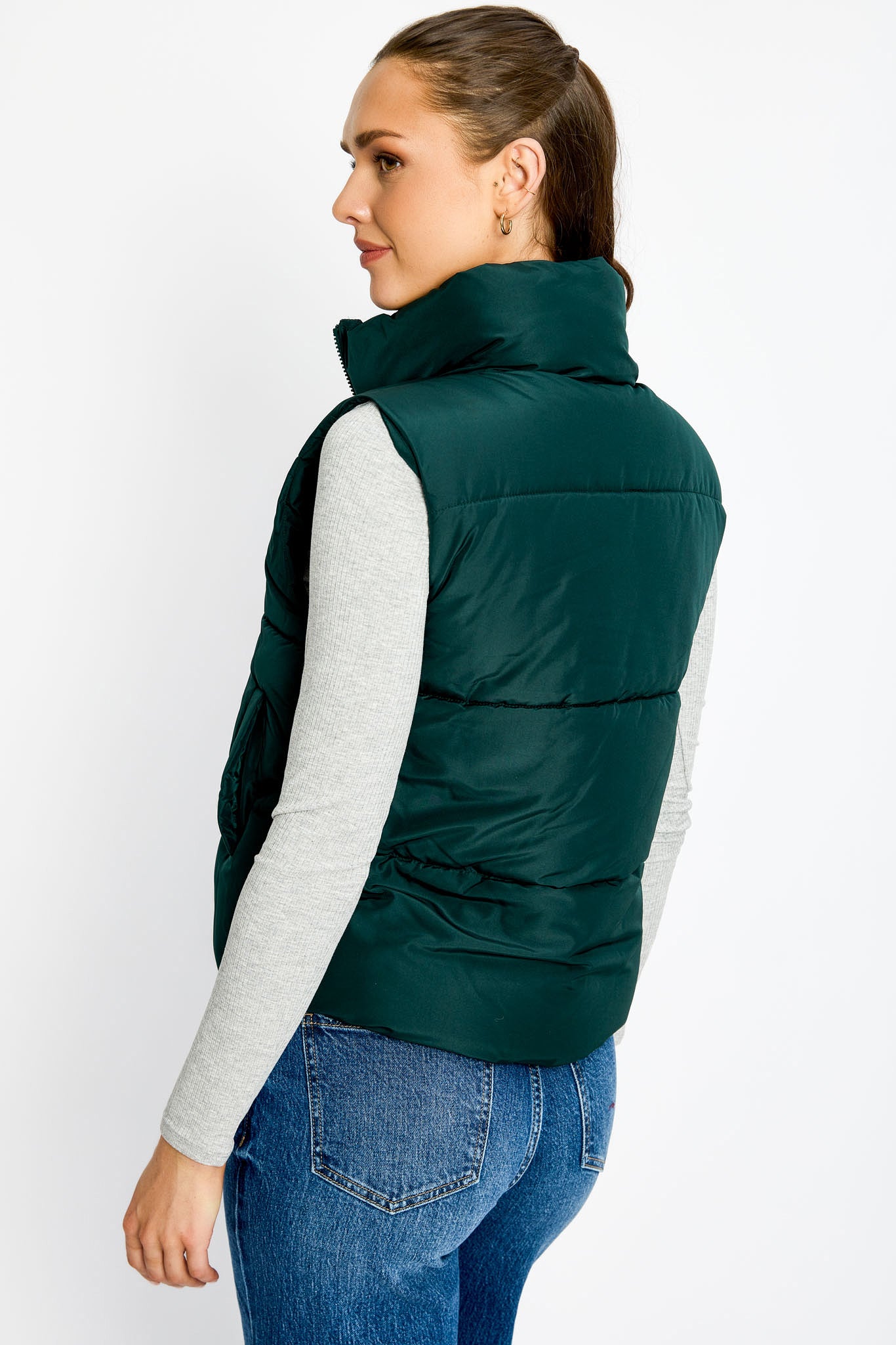 Veste matelassée surpiquée