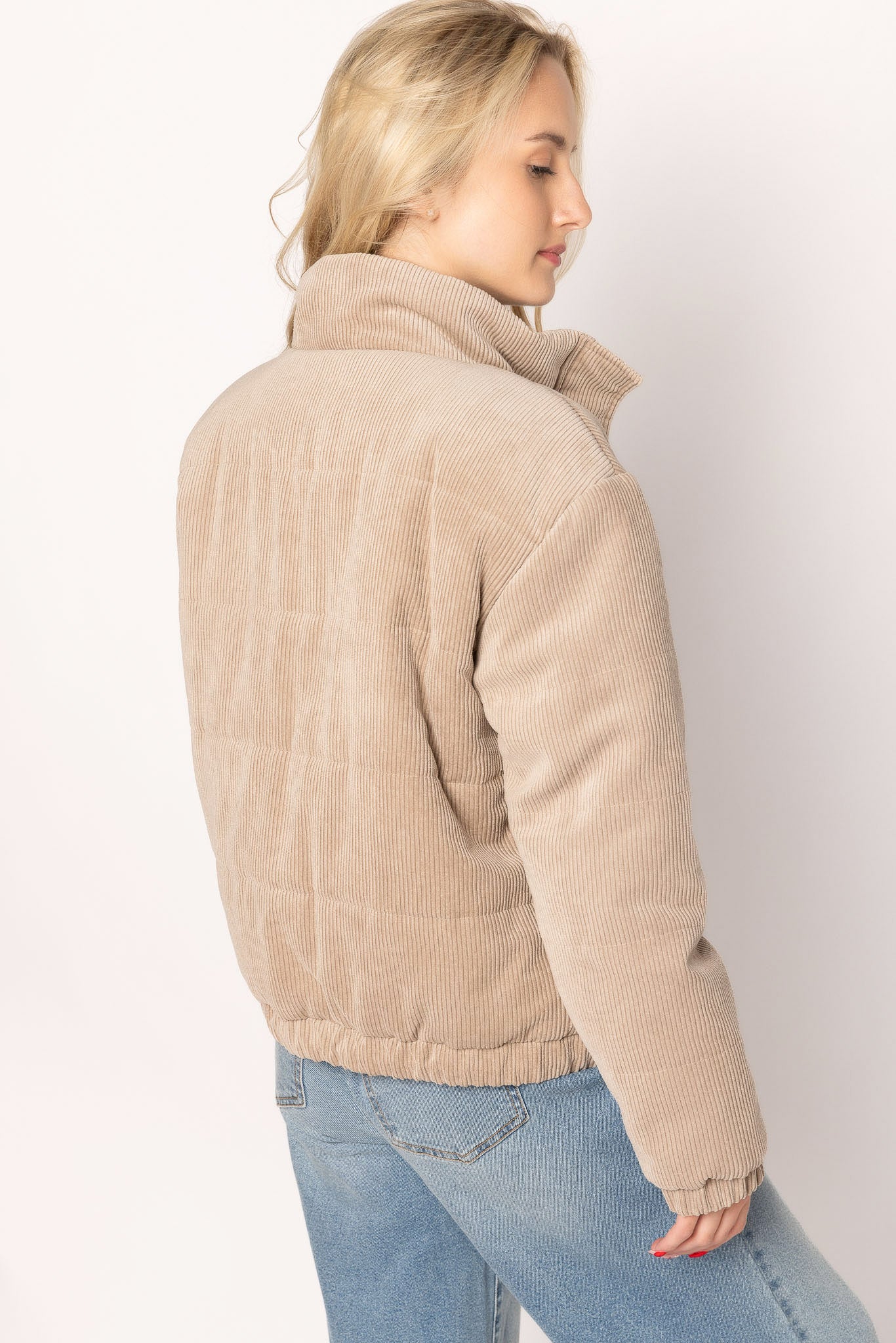 Corduroy Puffer Jacket