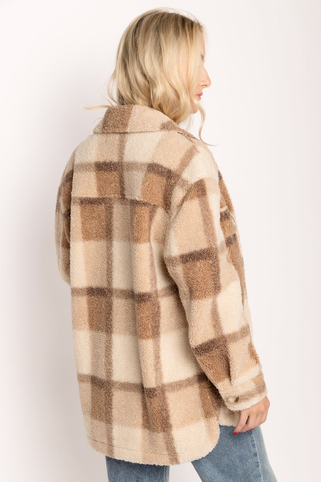 Sherpa Plaid Shacket