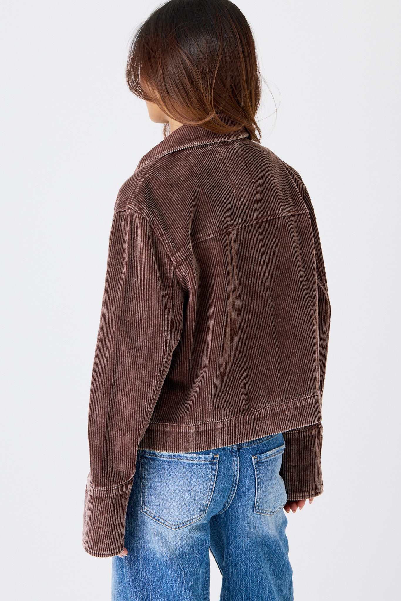 Snow-Wash Corduroy Barn Jacket