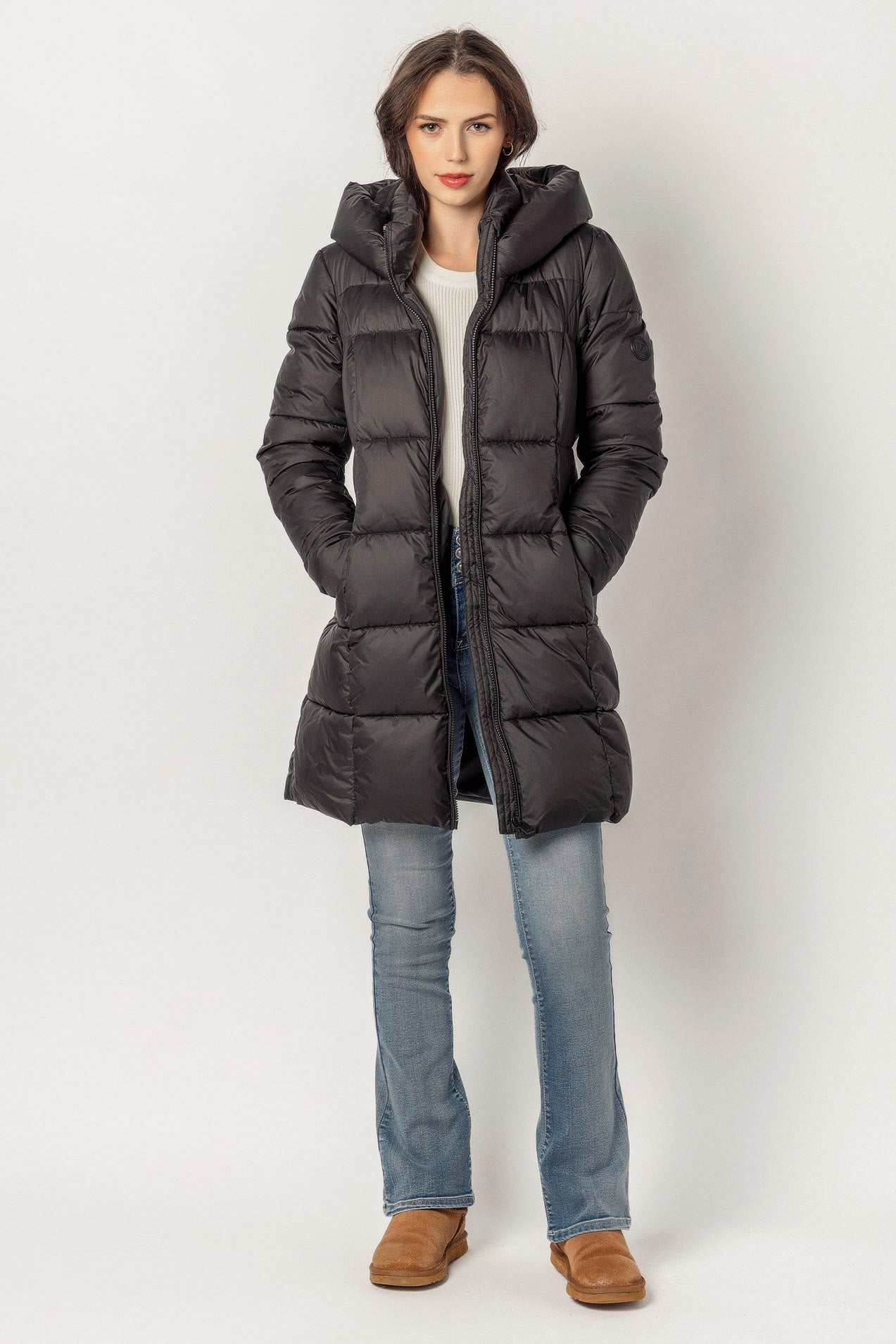Coats Co. | Long Quilted Eco-Down Puffer Jacket by Point Zero | Coats Co.