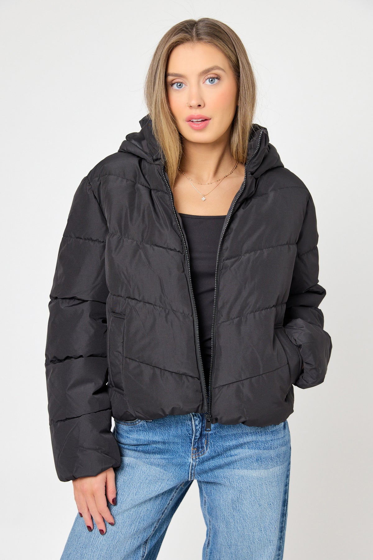Only Clair Hooded Puffer Jacket