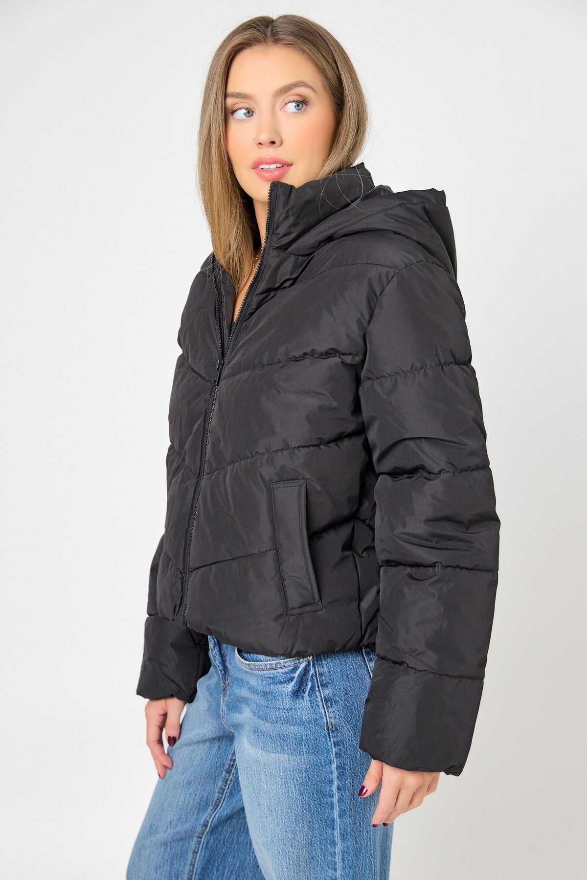 Only Clair Hooded Puffer Jacket