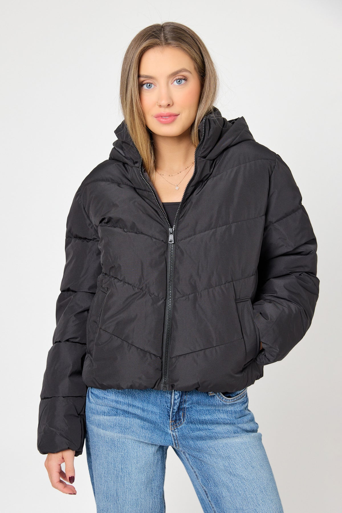 Only Clair Hooded Puffer Jacket