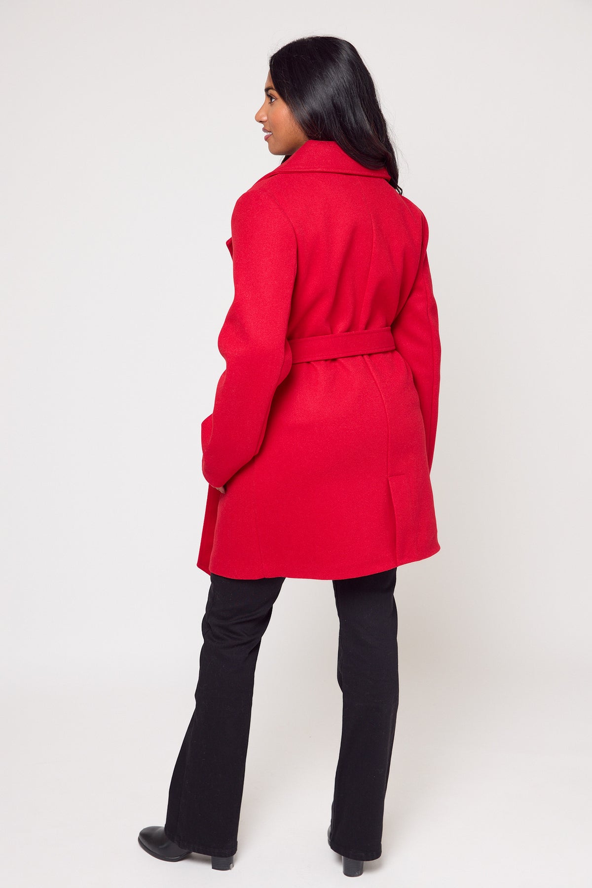 Brushed Mélange Coat
