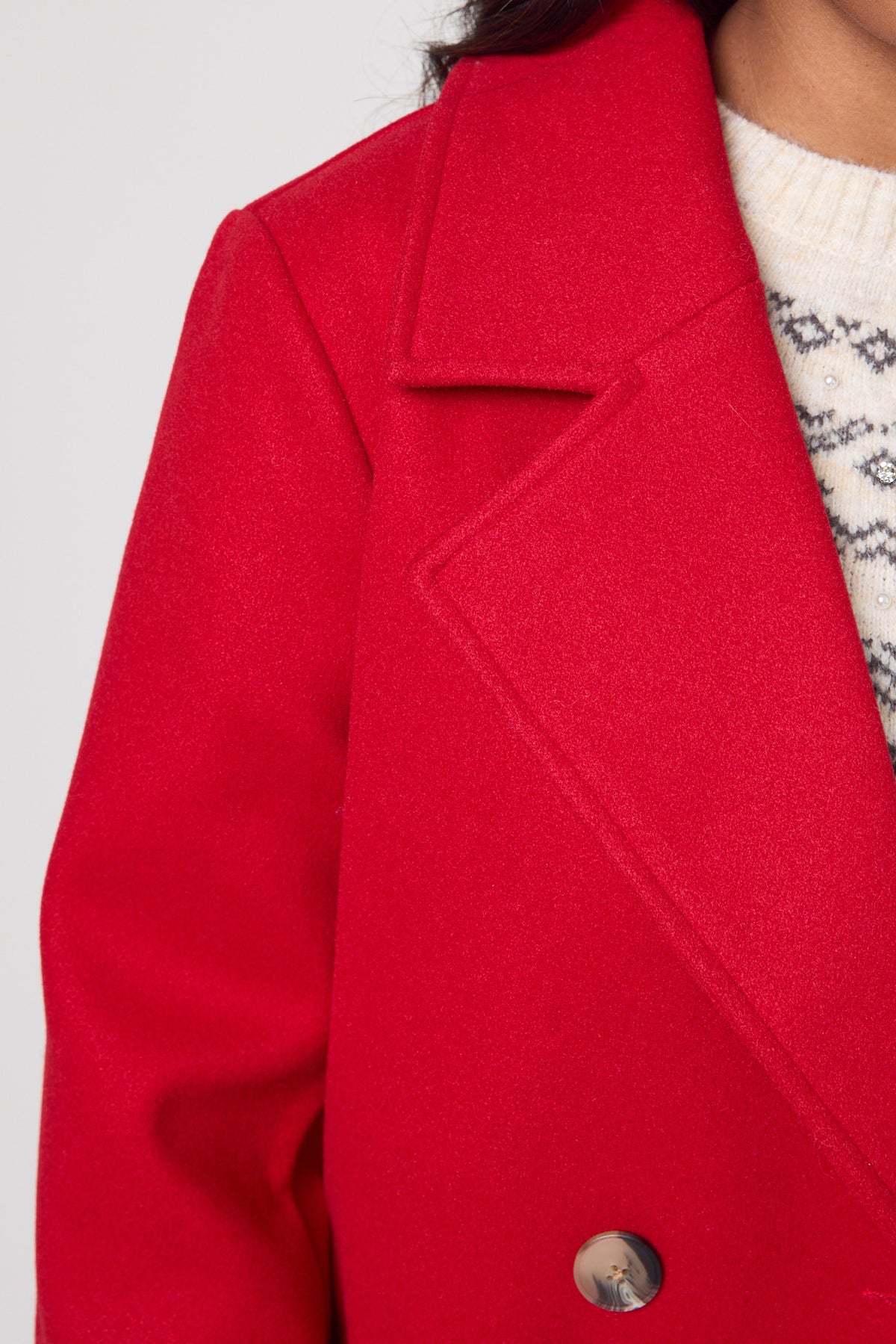 Brushed Mélange Coat