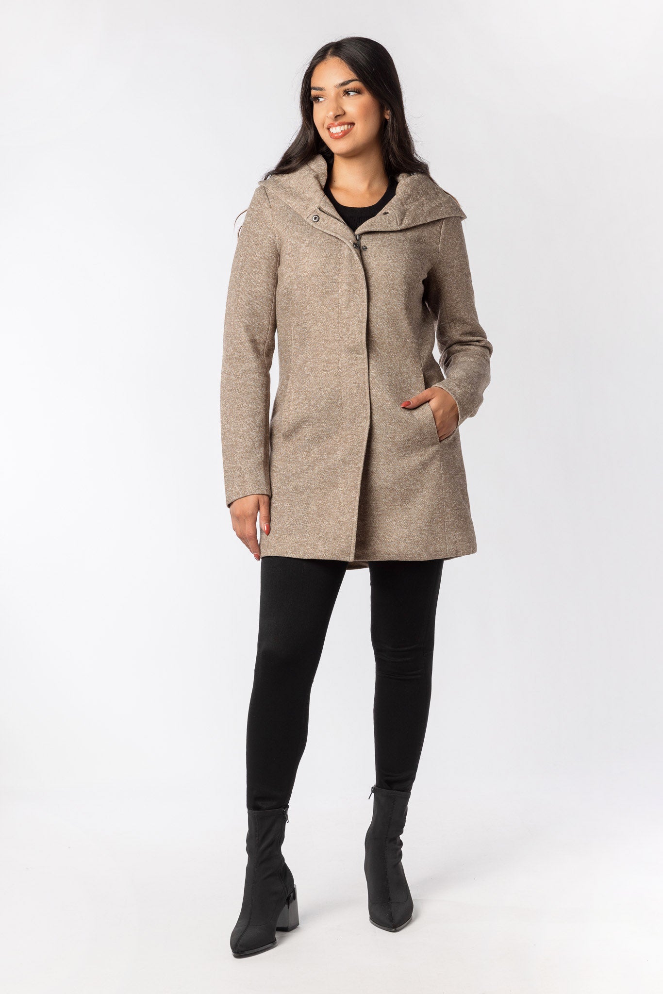 Only &quot;Sedona&quot; Coat with Hood