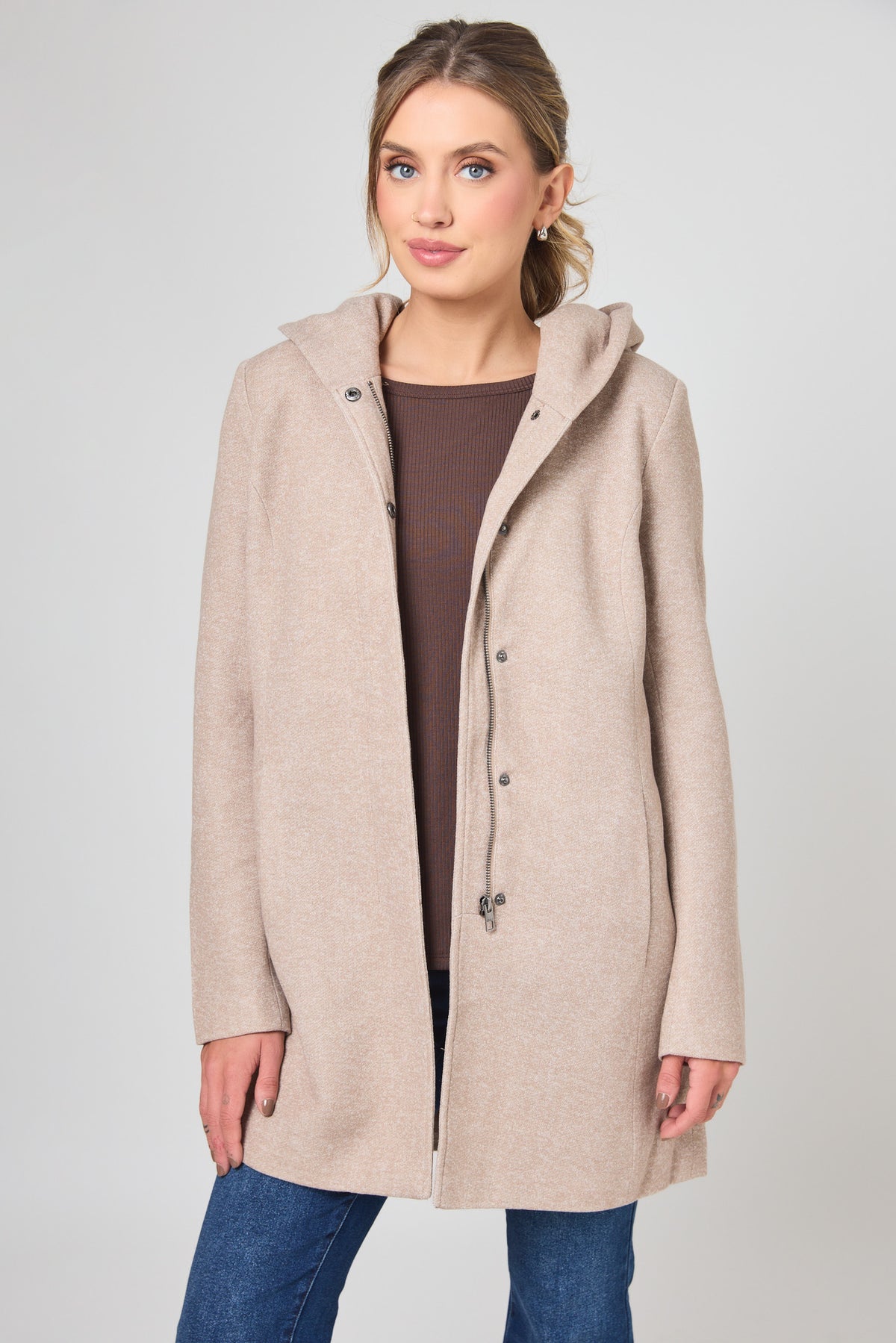 Only "Sedona" Coat with Hood
