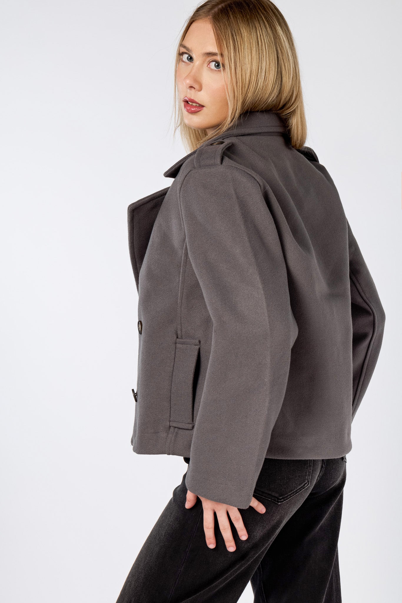 Manteau double boutonnage