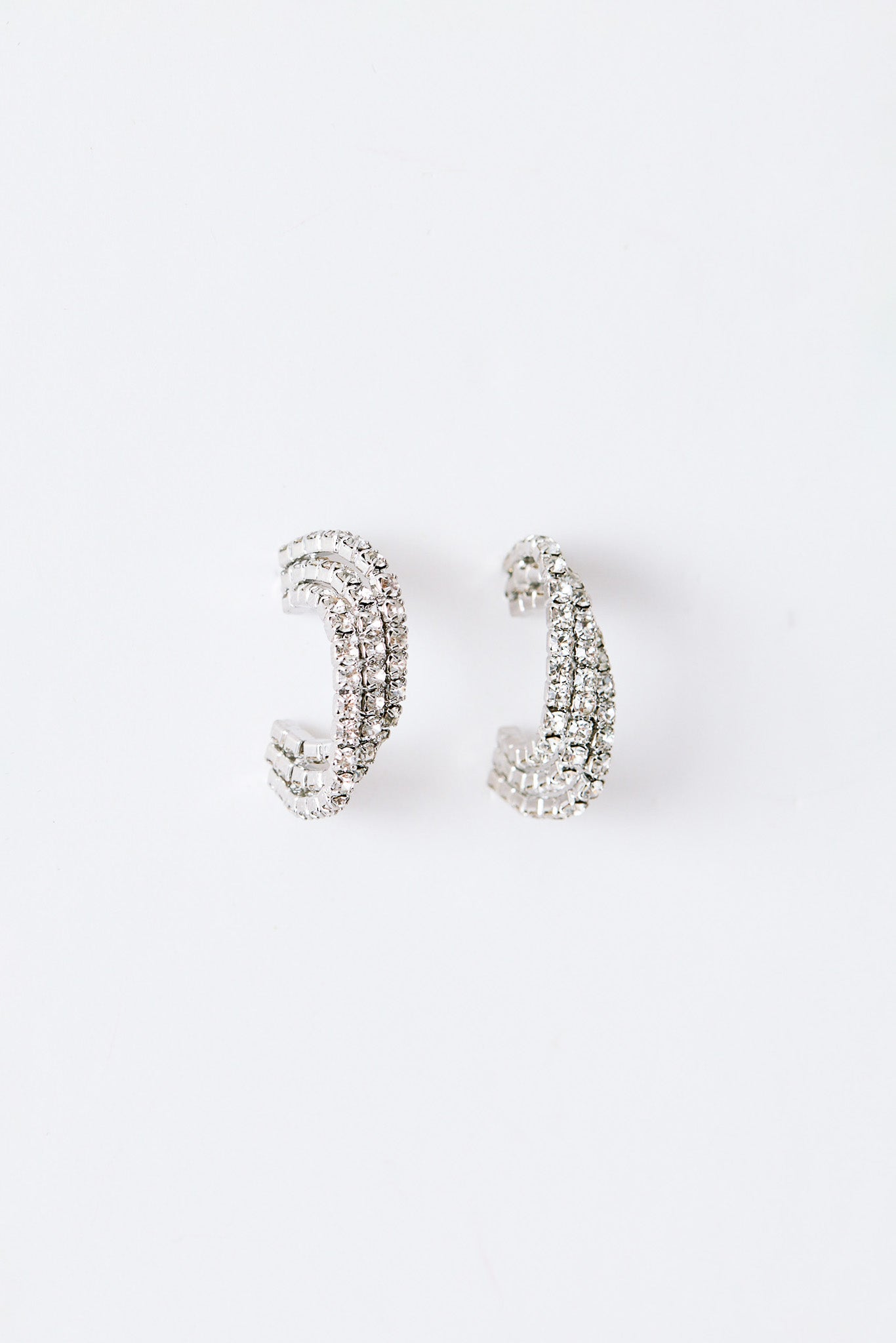 Triple Rhinestone Hoop