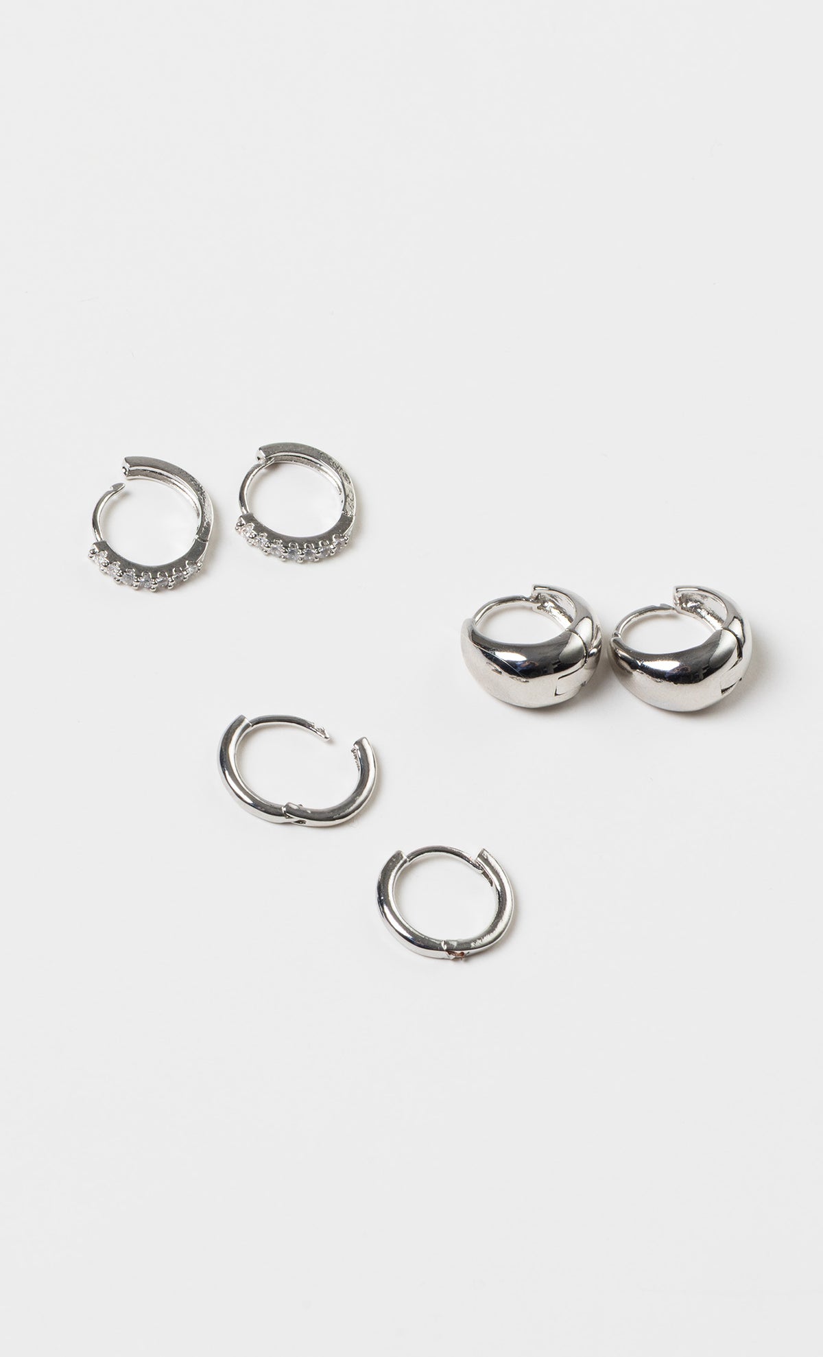 3 Pack Small Hoops