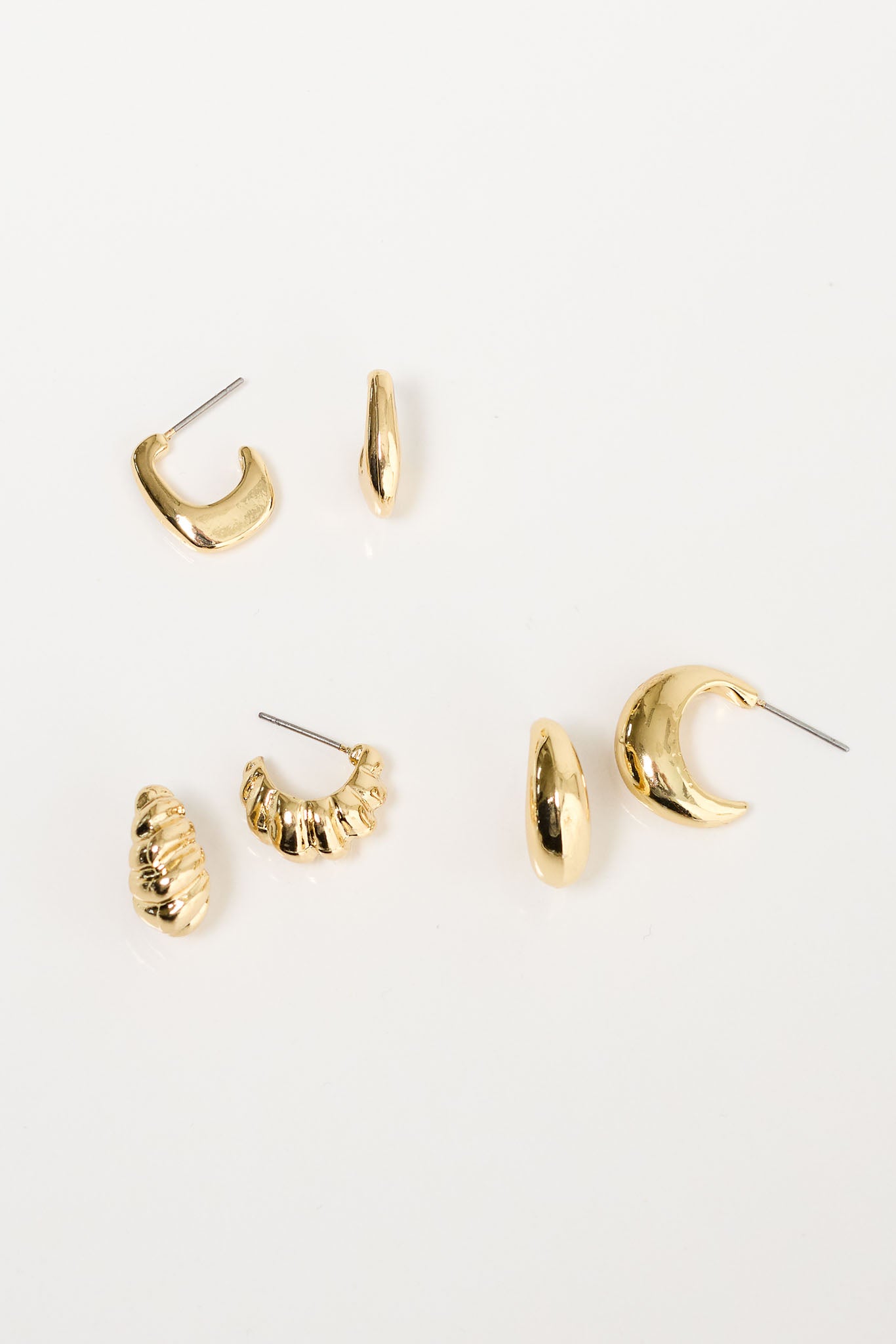 3 Pack Huggie Hoop Earing