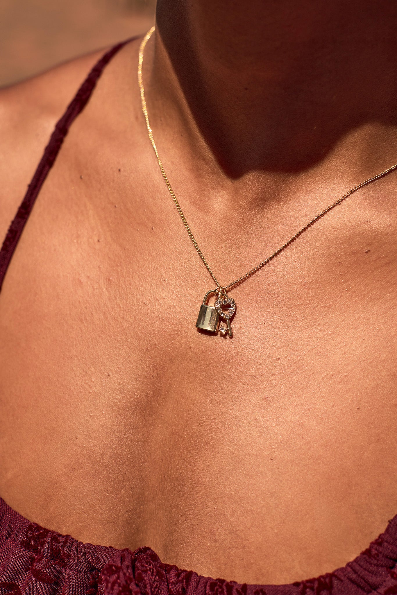 Lock and Key Necklace