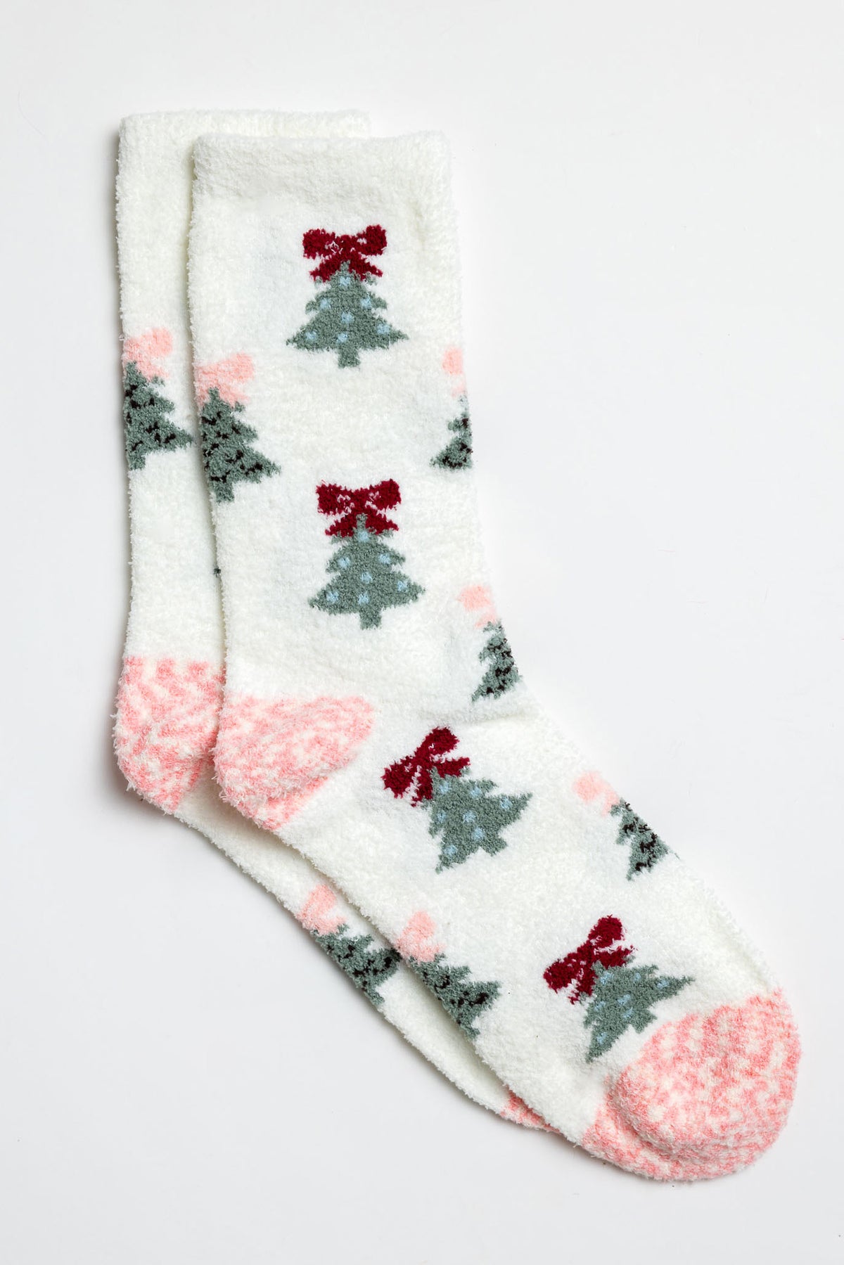 Trees with Bows "Soft & Cozy" Socks