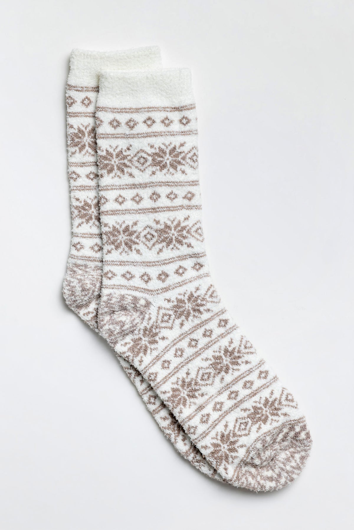 Snowflake Fairisle "Soft & Cozy" Socks