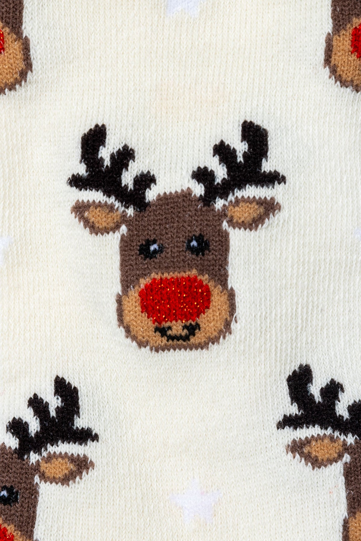 Rudolph with Stars Socks