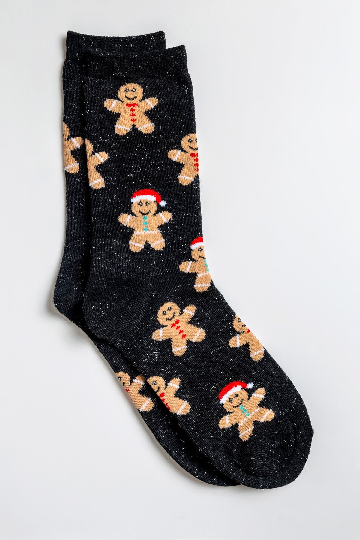 Metallic Socks with Gingerbread