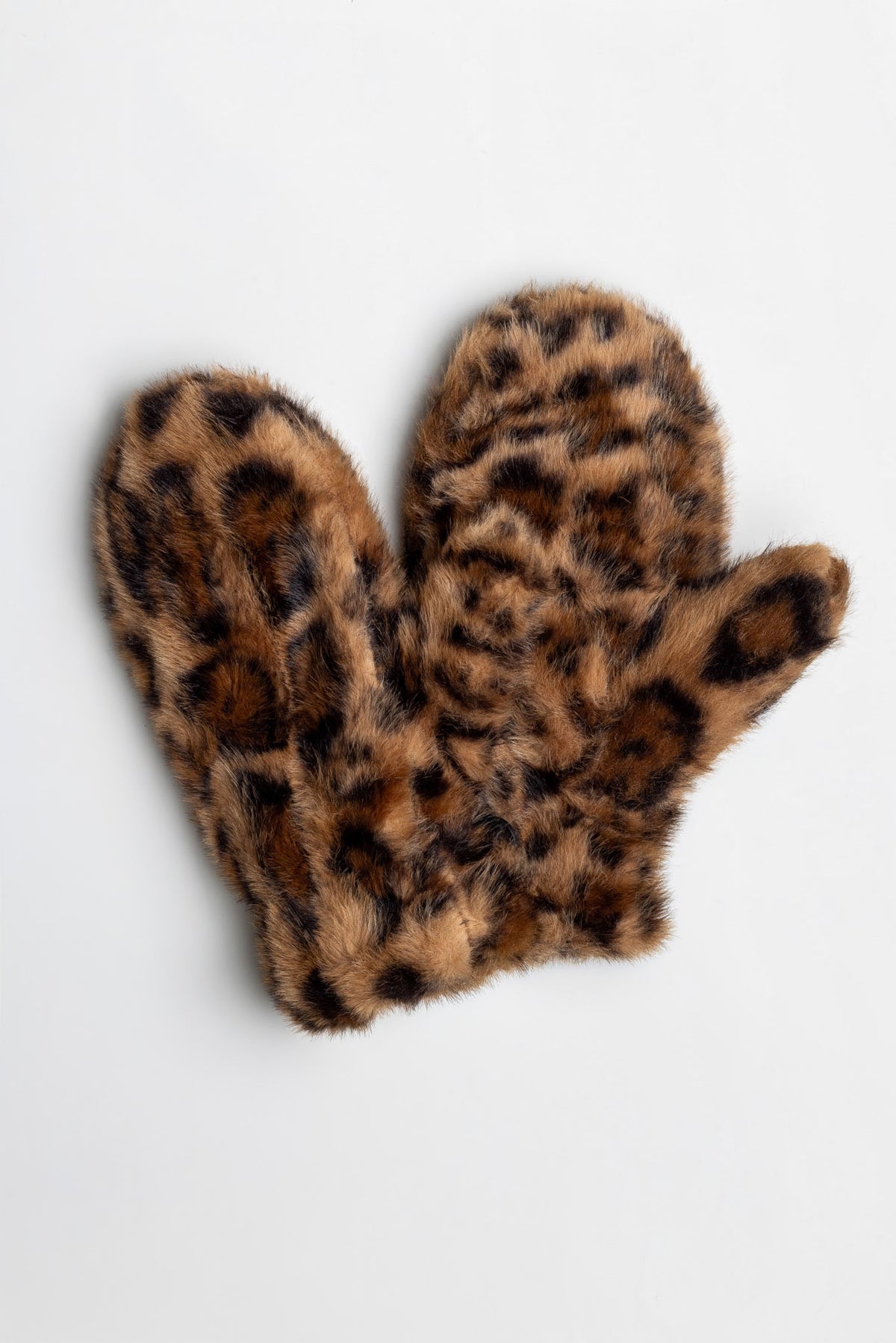 Leopard Fur Mitten