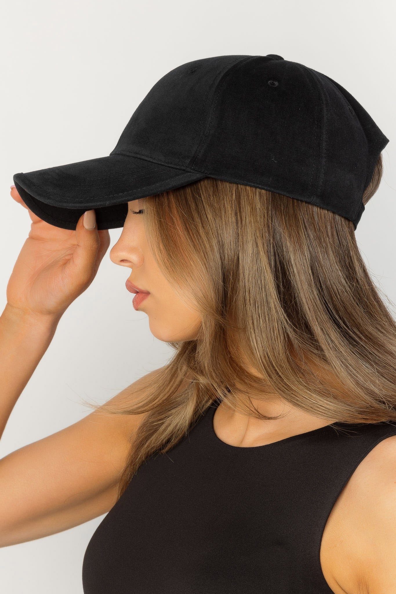 Cotton Brushed Twill Baseball Cap